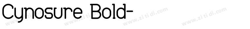 Cynosure Bold字体转换